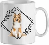 Mok Schotse collie 1.4| Hond| Hondenliefhebber | Cadeau| Cadeau voor hem| cadeau voor haar | Beker 31 CL
