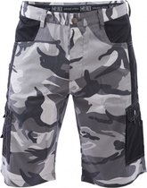 Camouflage korte werkbroek khaki maat XL