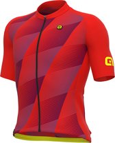 Ale Fietsshirt Korte Mouwen Graphics PRR Square - Rood - M - Valt klein