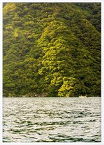 Poster Met Witte Lijst - Lake Atitlan Poster