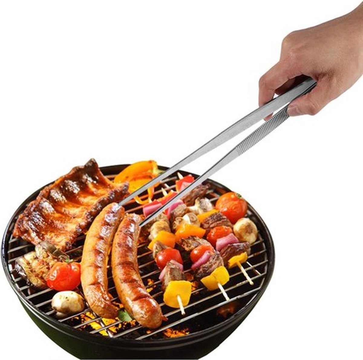 Pincet - Vlees - Thee - Groente - BBQ - Keukenpincet - Keukengerei - Barbecue Pincet