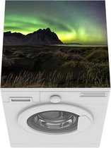 Wasmachine beschermer mat - Noorderlicht - Bergen - IJsland - Breedte 60 cm x hoogte 60 cm