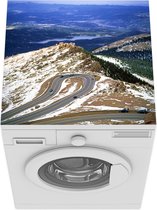 Wasmachine beschermer mat - Een kronkelige weg naar Pikes Peak in Colorado - Breedte 60 cm x hoogte 60 cm