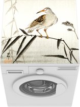 Wasmachine beschermer mat - Vogel - Japans - Vintage - Breedte 60 cm x hoogte 60 cm