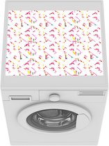 Wasmachine beschermer mat - Driehoek - Abstract - Patroon - Breedte 55 cm x hoogte 45 cm