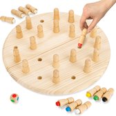 Toyfel Magnus – Houten Schaakspel met Tas 40 cm – Chess Montessori Educatief Speelgoed voor Kinderen Spel voor Logica & Coördinatie