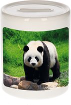 Dieren grote panda foto spaarpot 9 cm jongens en meisjes - Cadeau spaarpotten grote panda pandaberen liefhebber