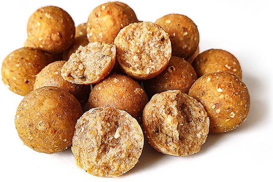 Tijger Crunch Caramel Boilies 2,5KG | Karper Boilies | Karpervissen | Boilies | Karper Aas | Karper Vissen | Karper Voer | Karper
