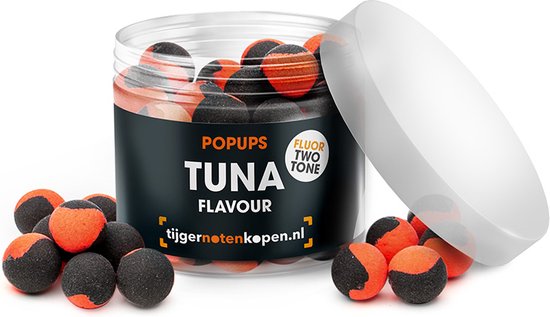 Tuna Pop-ups Rood/Zwart | Aas | Karpervissen | Partikels | Karper Aas | Karper Vissen | Karper Voer | Karper