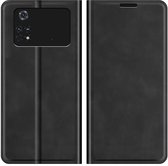 Cazy Xiaomi Poco M4 Pro Wallet Case Magnetic - Zwart