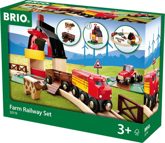 BRIO Treinset met boerderij - Educatief speelgoed voor kinderen - 33719