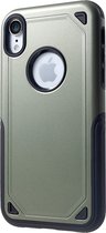 Peachy ProArmor protection hoesje bescherming iPhone XR case - Groen army