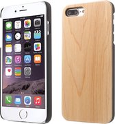 Peachy Licht houten hoesje wood case iPhone 7 Plus 8 Plus - Lichtbruin