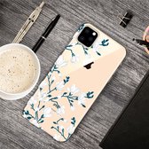 Peachy Bloemen wit hoesje TPU bloesem iPhone 11 Pro Max - Doorzichtig