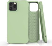 Coque en TPU Peachy Soft case pour iPhone 12 Pro Max - verte