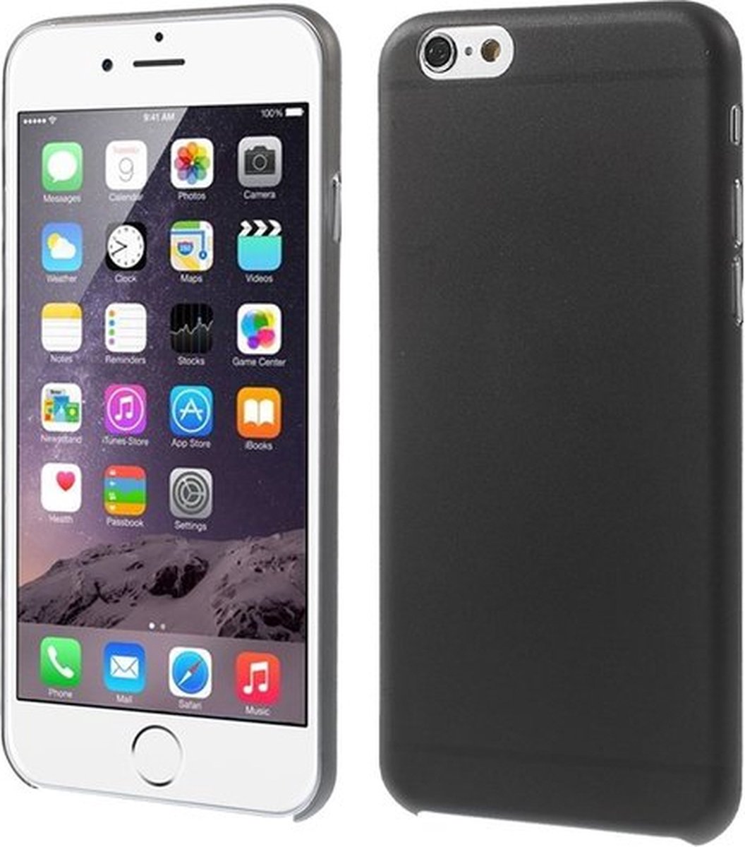 Peachy Ultra dunne, stevige 0.3 mm dikke geschikt voor iPhone 6 6s hoesjes - Zwart