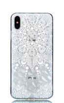 Coque iPhone XS Max Peachy Diamant Case en TPU - Mandala