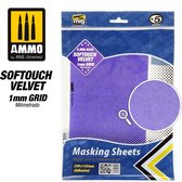 AMMO MIG 8245 Feuilles de Masquage Velours Softouch - 5pc - Tape 290x145mm