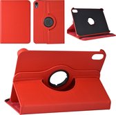 iPad Mini 2021 Book Case Tablethoes - Rood - 360 graden draaibaar