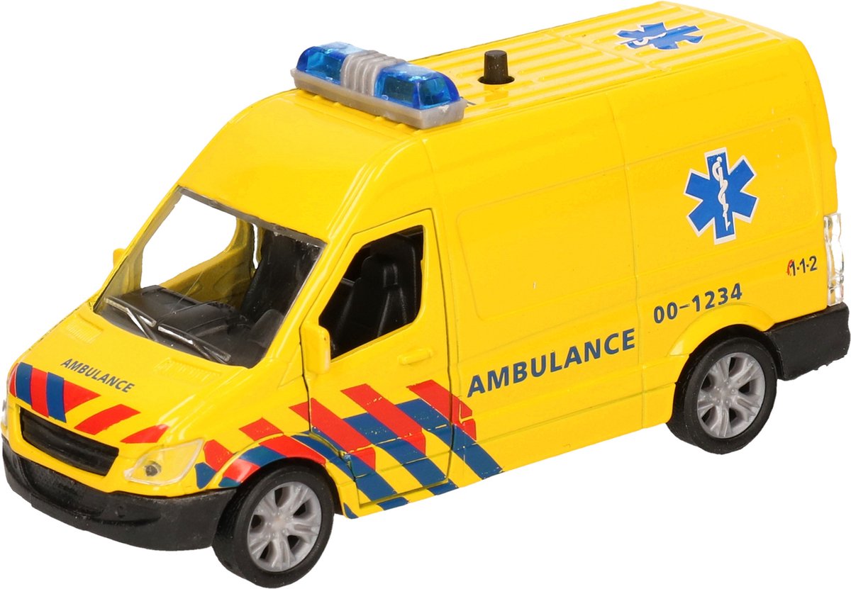 Speelgoed ambulance 12 cm met licht en geluid | bol.com