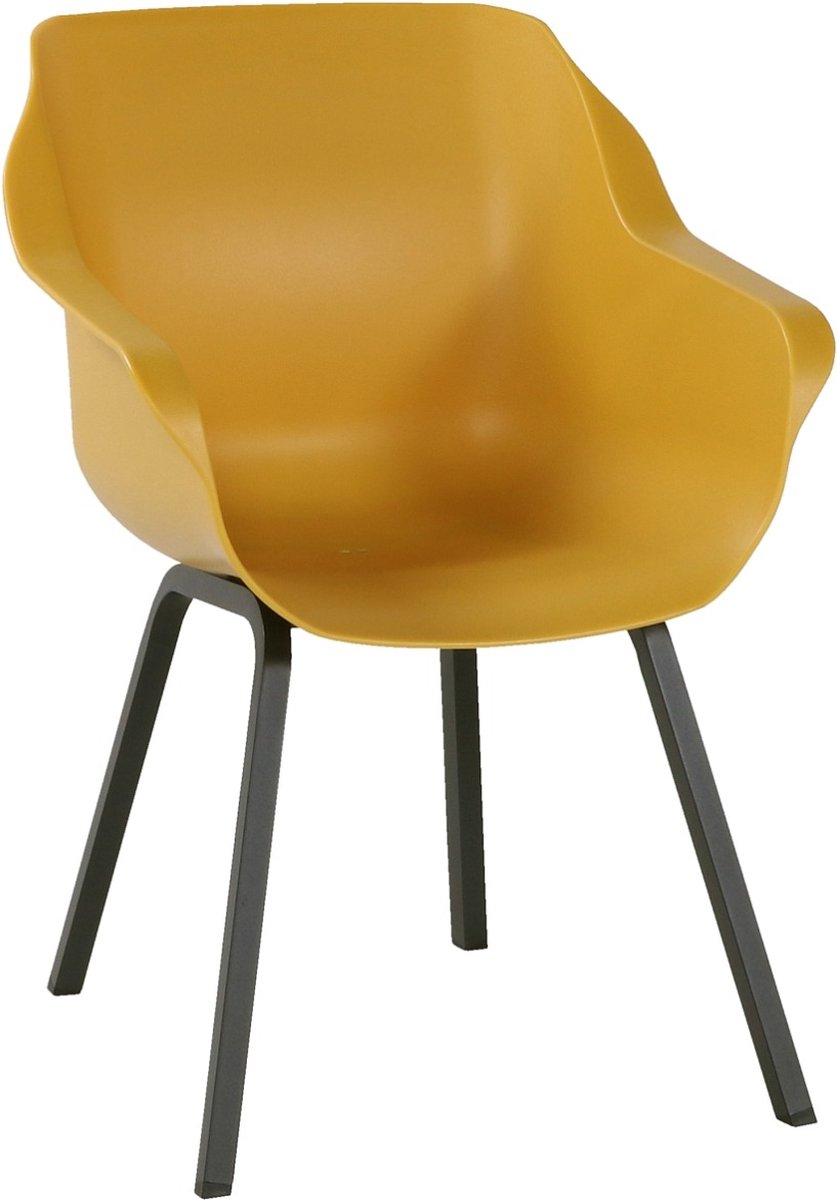 Hartman Sophie armchair chaise de jardin avec accoudoirs - Jaune - set de 2