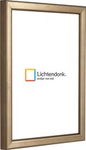 Fotolijst - Goud/Brons - Halfrond profiel - Fotomaat 30x60 - Helder glas - Art.nr. 10289730602