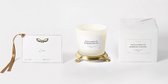 This candle is burning for you geurkaarsen 350 gram Crème