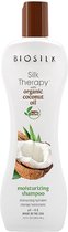 BioSilk Silk Therapy Coconut Oil Moisturizing Shampoo 355 ml - Normale shampoo vrouwen - Voor Alle haartypes