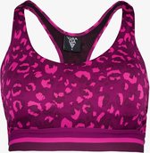 Osaga dames sport BH met luipaardprint - Roze - Maat L