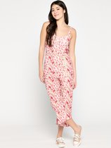 LOLALIZA Jumpsuit met print - Koraal - Maat 36