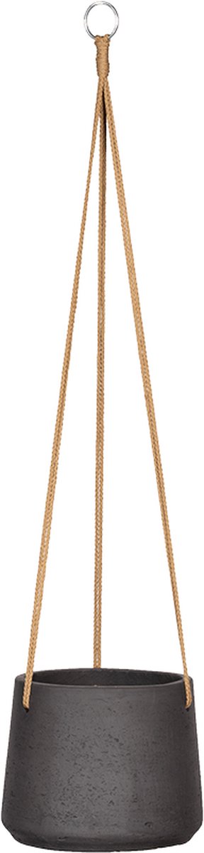 Pottery Pots Hanging Pot Patt Grey-Black D 16,5 cm H 14 cm