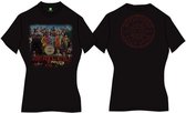 The Beatles Dames Tshirt -M- Sgt Pepper Zwart