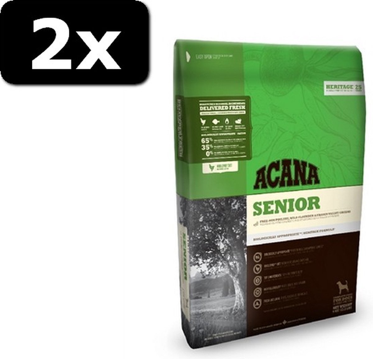 Bol.com 2x ACANA SENIOR DOG 6KG aanbieding