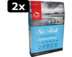 2x ORIJEN 6 FISH CAT 1,8KG