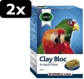 2x ORLUX KLEI BLOK PAPEGAAI 550GR