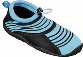 waterschoenen Seaside unisex neopreen zwart/lichtblauw maat 41