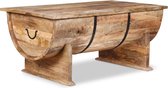 Salontafel massief mangohout 88x50x40 cm