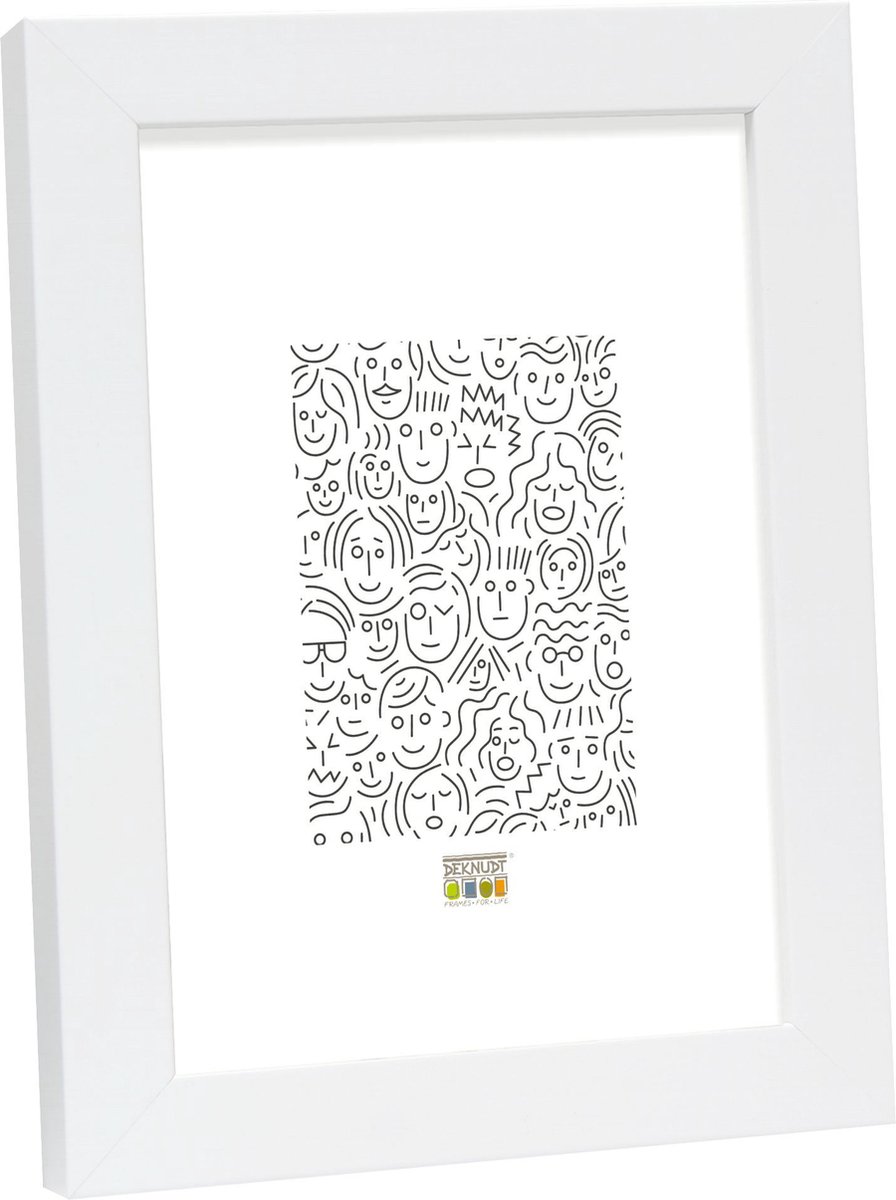 Deknudt Frames fotolijst S40RK1 - wit - voor foto 20x25 cm
