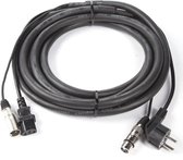 MUSIC STORE MCC-01 power / signal cable 5m Schuko-IEC / XLR-XLR, AUDIO - Audiokabels - compleet