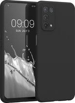 kwmobile telefoonhoesje geschikt voor Oppo A74 (5G) / A54 (5G) - Hoesje voor smartphone - Precisie camera uitsnede - In mat zwart