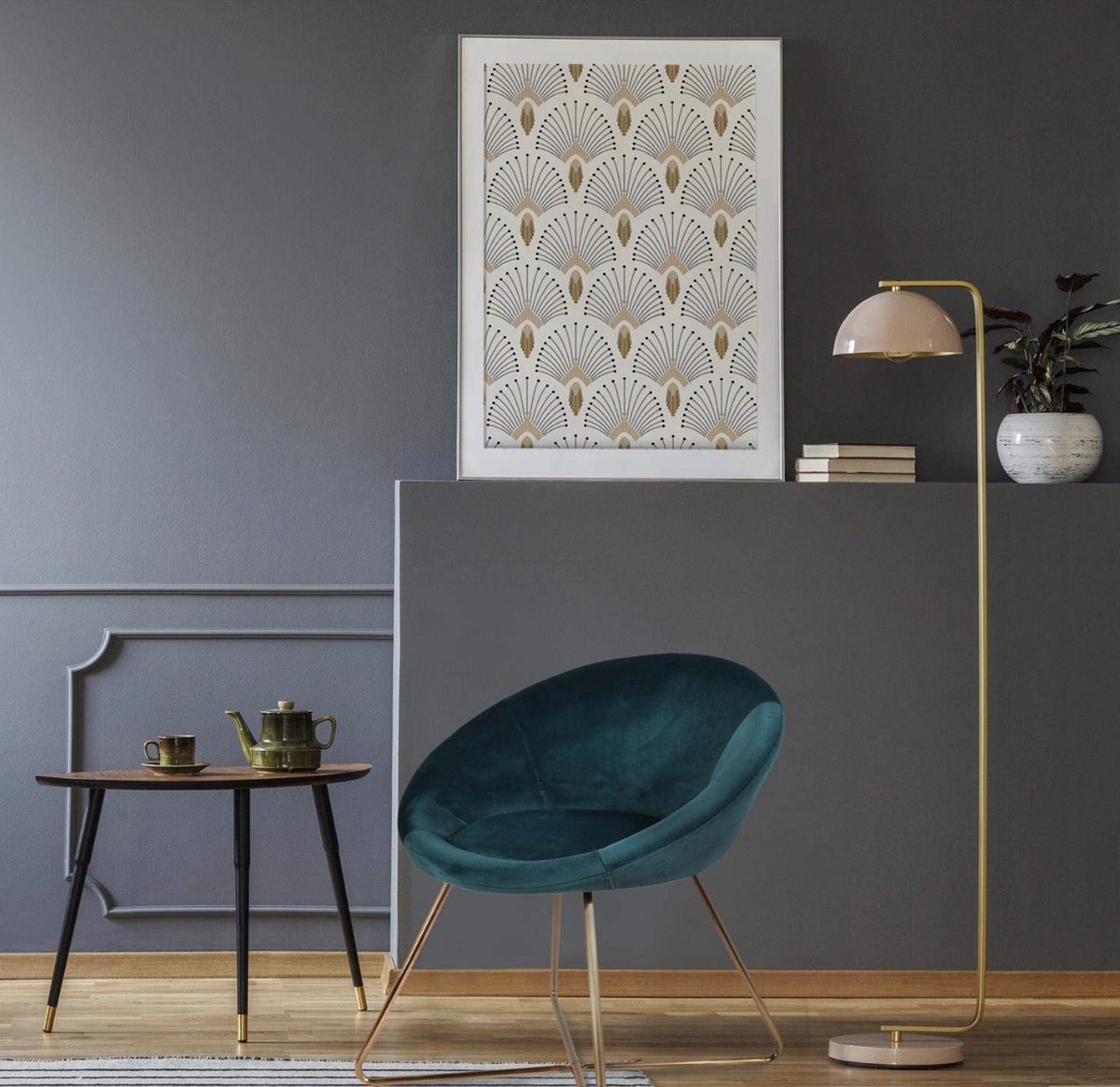 Velvet stoel - fauteuil - luxe fluwelen stoel - velvet