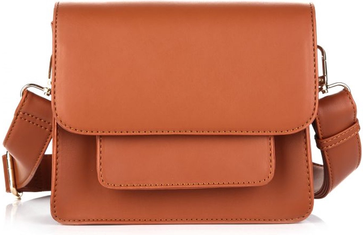 Bijoutheek dames tas crossbody soft skin BG410 coffee