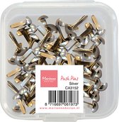 Marianne Design Push Pins - Zilver - 100 stuks