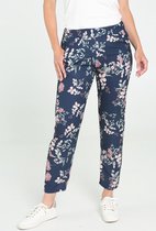 Cassis Dames Cassis - Broek met bloemenprint - Sportbroek - Maat 38