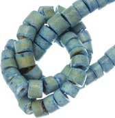 Kokos Kralen (4 - 5 mm) Oasis Blue (120 Stuks)