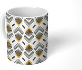 Mok - Koffiemok - Bloem - Retro - Patronen - Mokken - 350 ML - Beker - Koffiemokken - Theemok