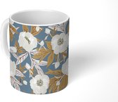 Mok - Koffiemok - Schets - Flora - Bloemen - Mokken - 350 ML - Beker - Koffiemokken - Theemok