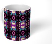 Mok - Koffiemok - Neon - Patronen - Vector - Mokken - 350 ML - Beker - Koffiemokken - Theemok