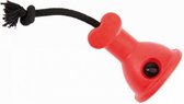 snackhouder 10 cm rubber rood/zwart