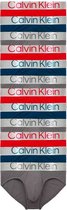 Calvin Klein 12-pack hip brief grey sky/berry sangria/lake crest